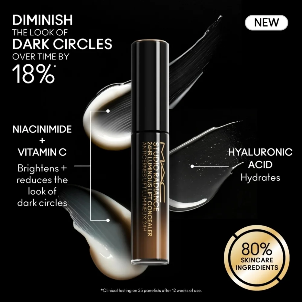 NC37 MAC Cosmetics Studio Radiance Concealer Medium Neutral Brand New In Box